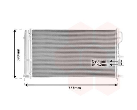 Condenser, air conditioning 83015711 International Radiators, Image 2