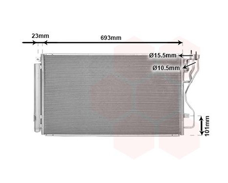 Condenser, air conditioning 83015713 International Radiators