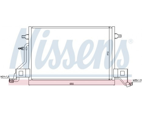 Condenser, air conditioning 940002 Nissens, Image 5