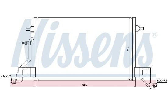 Condenser, air conditioning 940002 Nissens, Image 5