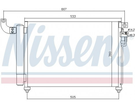 Condenser, air conditioning 940003 Nissens, Image 6