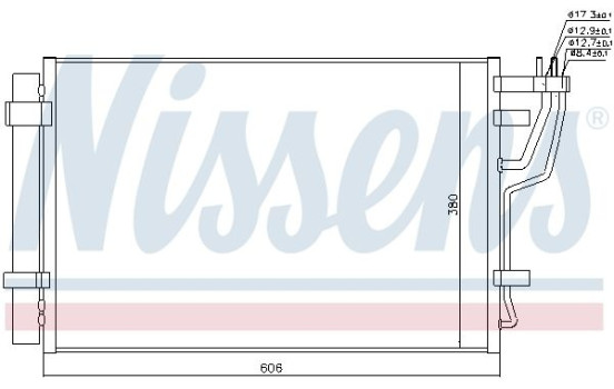 Condenser, air conditioning 940006 Nissens, Image 2