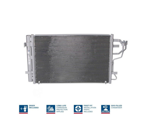 Condenser, air conditioning 940006 Nissens, Image 8