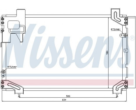 Condenser, air conditioning 940020 Nissens, Image 3