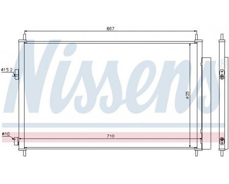 Condenser, air conditioning 940021 Nissens, Image 2