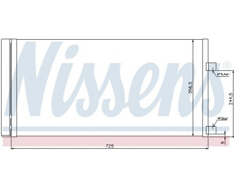 Condenser, air conditioning 940034 Nissens, Image 6