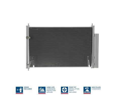Condenser, air conditioning 940037 Nissens, Image 3