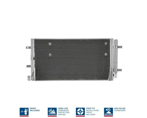 Condenser, air conditioning 940042 Nissens, Image 3