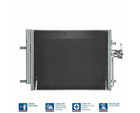 Condenser, air conditioning 940043 Nissens, Image 3