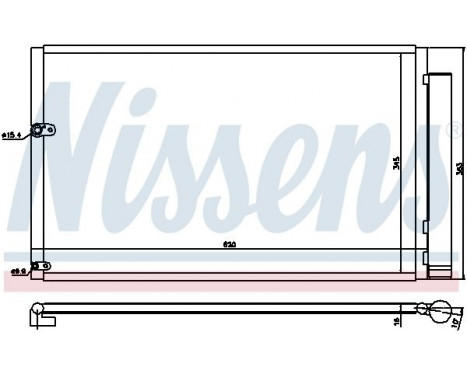 Condenser, air conditioning 940047 Nissens, Image 5