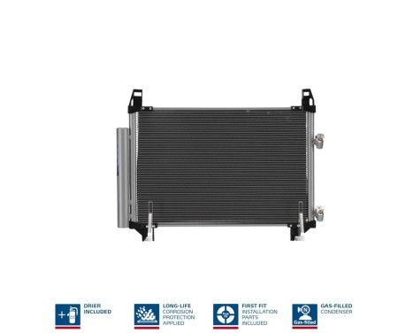 Condenser, air conditioning 940050 Nissens, Image 3