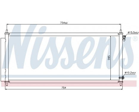 Condenser, air conditioning 940051 Nissens, Image 6