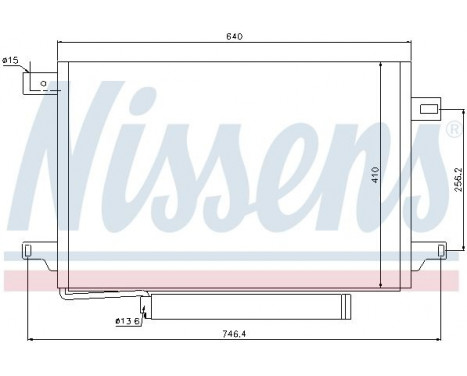 Condenser, air conditioning 940054 Nissens, Image 5
