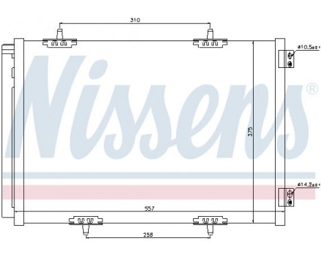 Condenser, air conditioning 940055 Nissens, Image 6