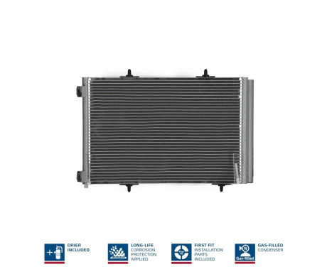 Condenser, air conditioning 940055 Nissens, Image 3