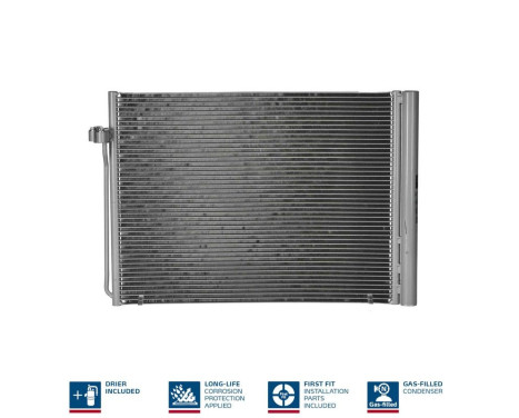 Condenser, air conditioning 940058 Nissens, Image 7