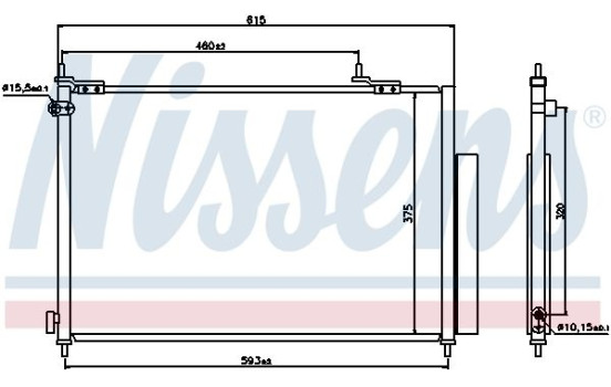 Condenser, air conditioning 940062 Nissens, Image 2