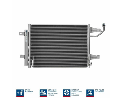 Condenser, air conditioning 940067 Nissens, Image 3