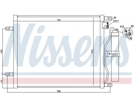 Condenser, air conditioning 940069 Nissens, Image 5