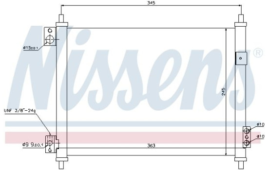 Condenser, air conditioning 940078 Nissens, Image 6