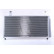 Condenser, air conditioning 940080 Nissens, Thumbnail 2