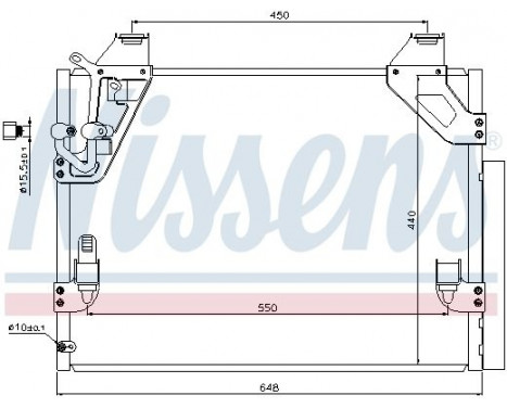 Condenser, air conditioning 940082 Nissens, Image 6