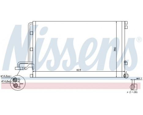 Condenser, air conditioning 940087 Nissens, Image 6