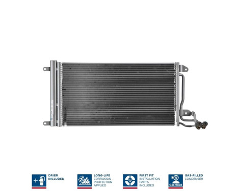 Condenser, air conditioning 940093 Nissens, Image 3