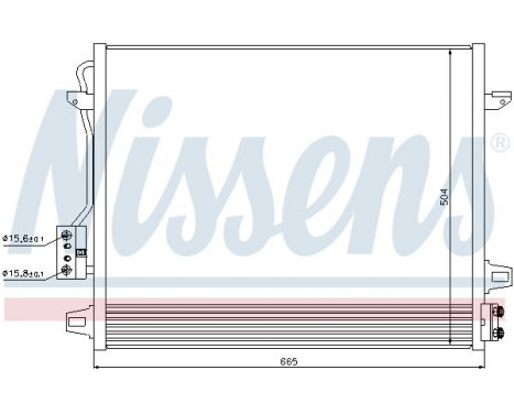 Condenser, air conditioning 940098 Nissens, Image 6