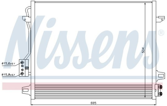 Condenser, air conditioning 940098 Nissens, Image 6