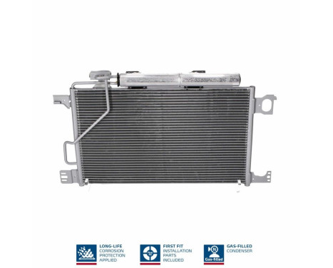 Condenser, air conditioning 940100 Nissens, Image 8