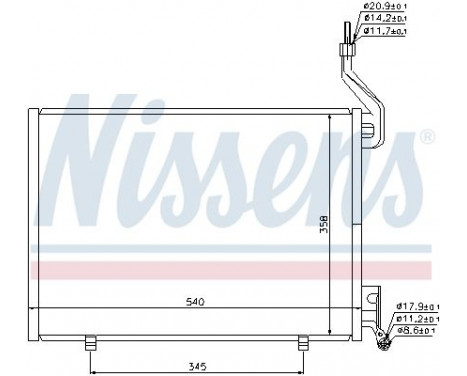 Condenser, air conditioning 940107 Nissens, Image 6