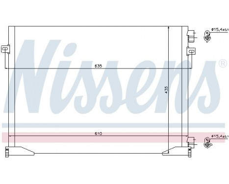 Condenser, air conditioning 940109 Nissens, Image 6