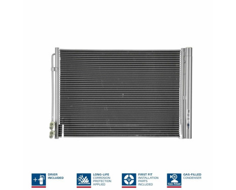 Condenser, air conditioning 940110 Nissens, Image 3