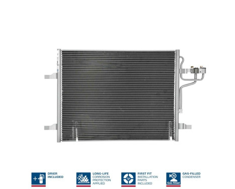 Condenser, air conditioning 940114 Nissens, Image 3