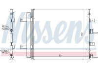 Condenser, air conditioning 940117 Nissens