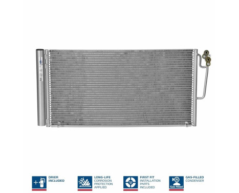 Condenser, air conditioning 940118 Nissens, Image 4