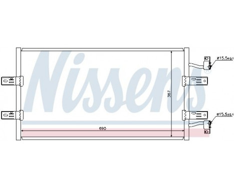 Condenser, air conditioning 940119 Nissens, Image 6