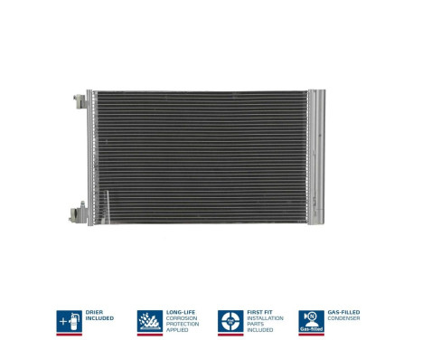 Condenser, air conditioning 940124 Nissens, Image 3