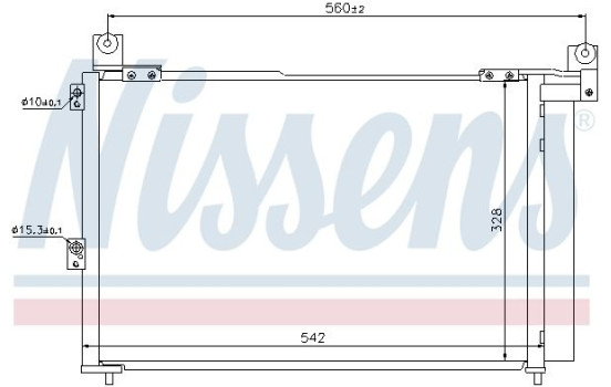 Condenser, air conditioning 940143 Nissens, Image 3