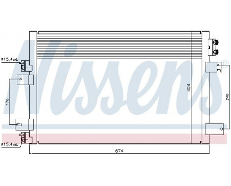 Condenser, air conditioning 940151 Nissens, Image 6