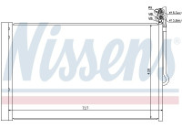 Condenser, air conditioning 940157 Nissens