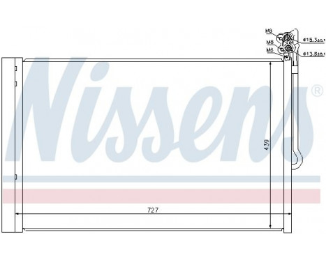 Condenser, air conditioning 940157 Nissens