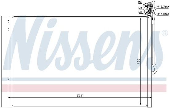 Condenser, air conditioning 940157 Nissens