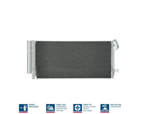 Condenser, air conditioning 940169 Nissens, Image 3