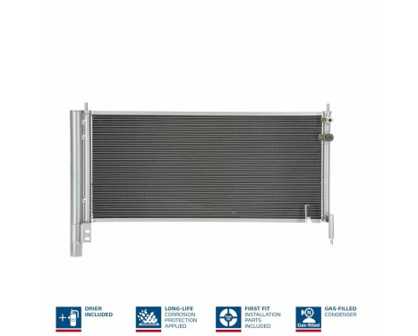 Condenser, air conditioning 940175 Nissens, Image 3