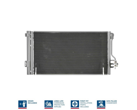 Condenser, air conditioning 940178 Nissens, Image 3