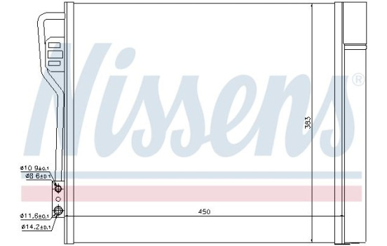 Condenser, air conditioning 940185 Nissens, Image 2