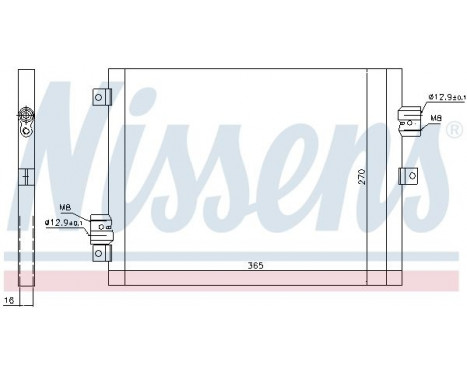 Condenser, air conditioning 940190 Nissens, Image 6