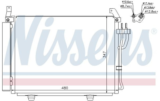 Condenser, air conditioning 940205 Nissens, Image 3
